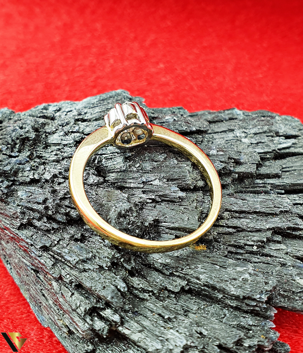 Inel Aur 9k, Diamante de 0.25 ct in total [2]