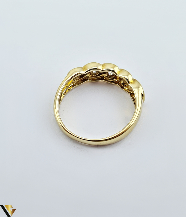 Inel Aur 9K, Diamante de 0.25 ct in total, 2.40 grame [3]
