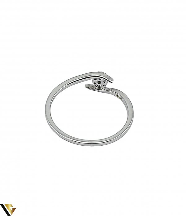 Inel Aur 9k, Diamante de cca, 0.085 ct in total, 1.35 grame [2]