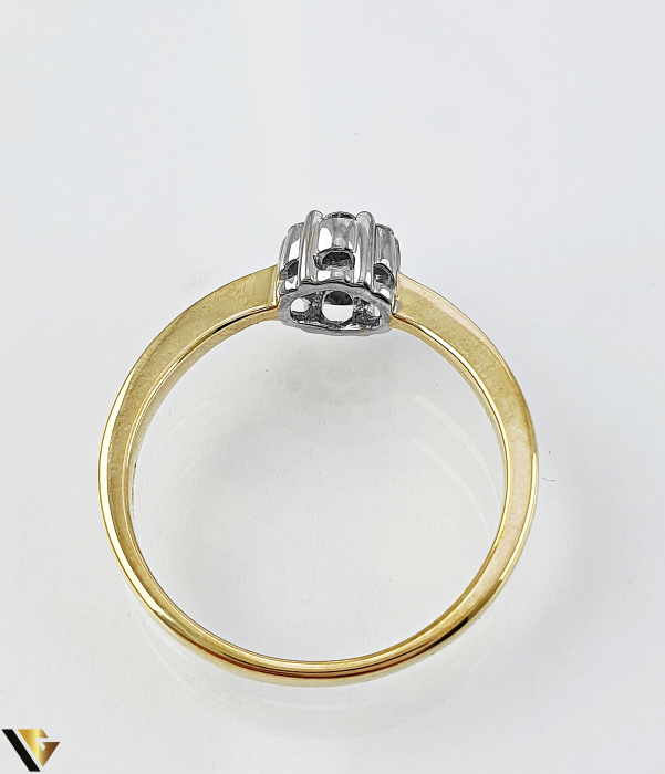 Inel Aur 9k, Diamante de 0.25 ct in total [4]