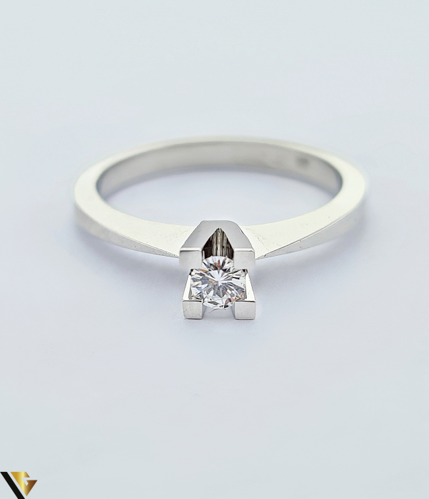 Inel Aur 14K, Diamant 0.12 ct [2]
