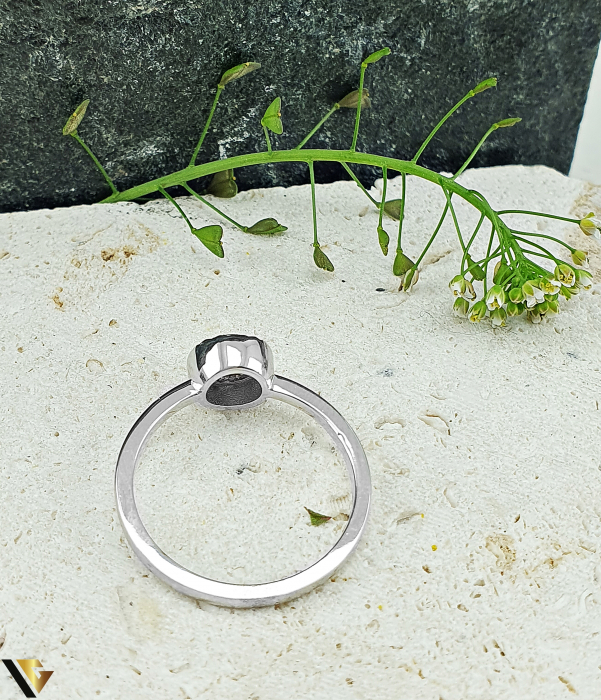 Inel Aur Alb 14k, Diamante 0.08 ct in total [2]