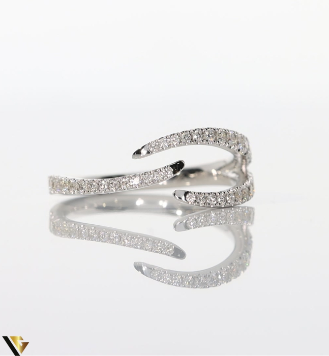 Inel Aur Alb 14k, Diamante 0.40 ct [2]