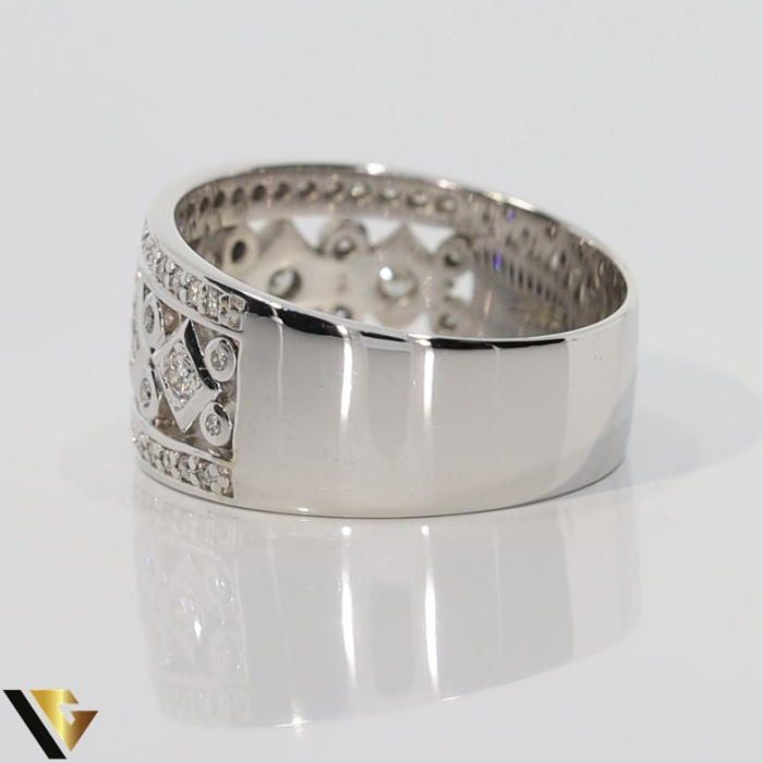 Inel Aur Alb 14k, Diamante 0.56 ct [3]