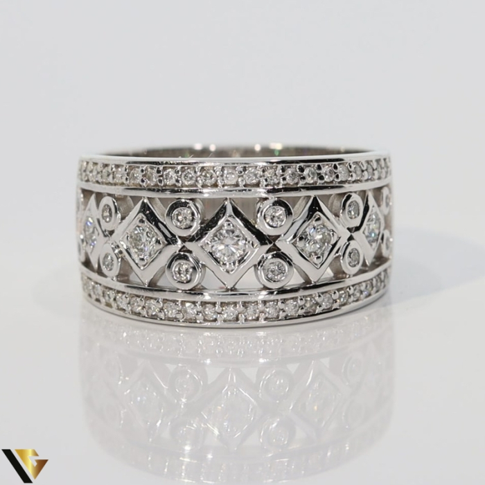 Inel Aur Alb 14k, Diamante 0.56 ct [2]