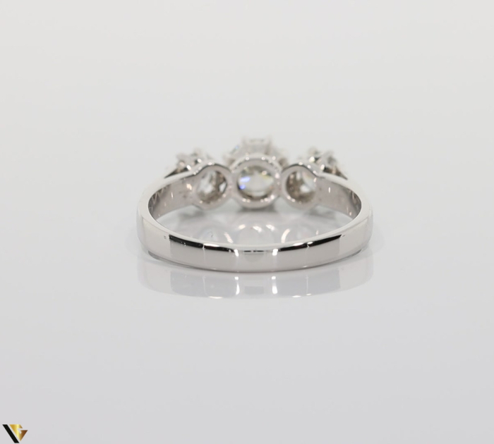 Inel Aur Alb 14k, Diamante 0.78 ct [3]