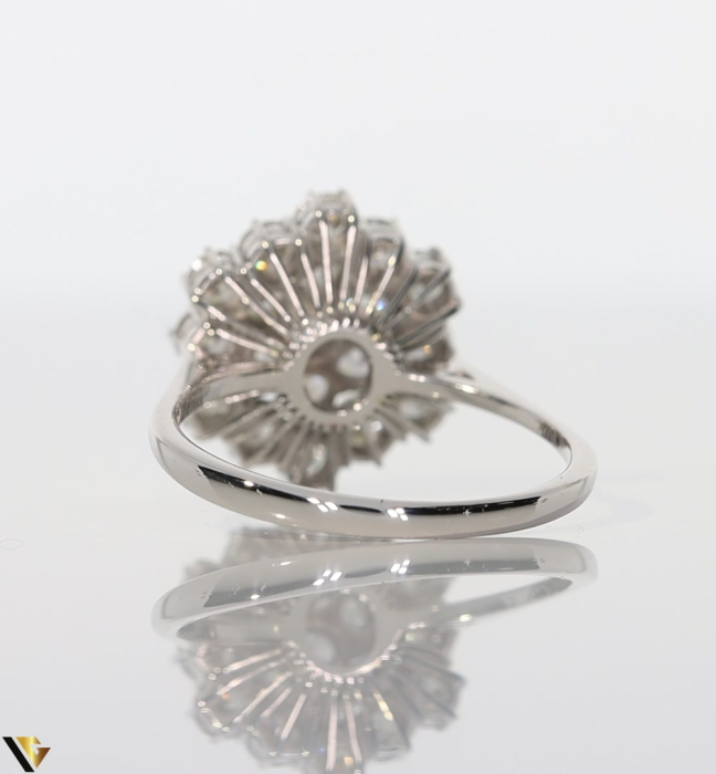 Inel Aur Alb 14k, Diamante 1.90 ct [4]