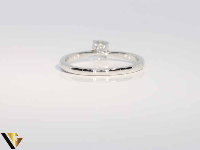 Inel Aur Alb 18k, Diamant 0.25 ct [3]