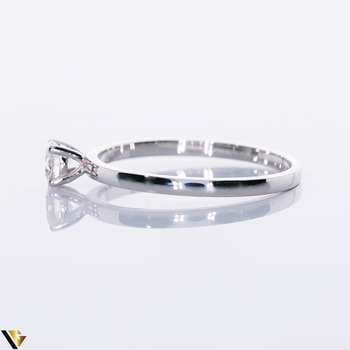 Inel Aur Alb 18k, Diamant 0.29 ct [3]
