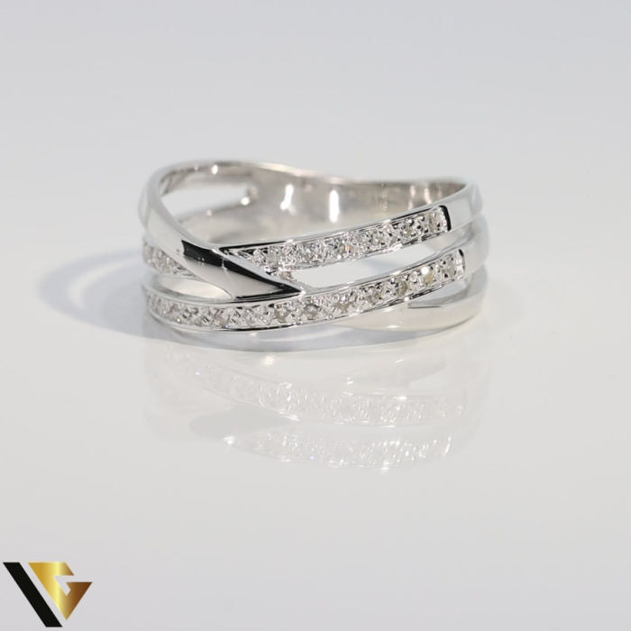 Inel Aur Alb 18k, Diamante 0.058  ct [2]