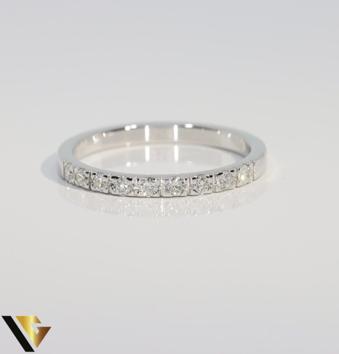 Inel Aur Alb 18k, Diamante 0.18  ct [2]