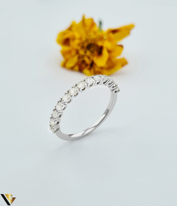 Inel Aur Alb 18k, Diamante 0.32 ct [1]
