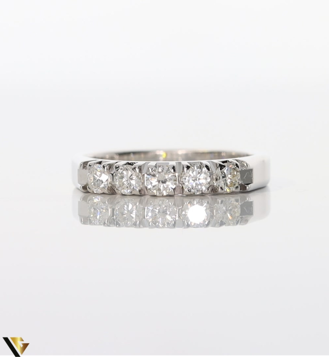 Inel Aur Alb 18k, Diamante 0.50 ct [2]
