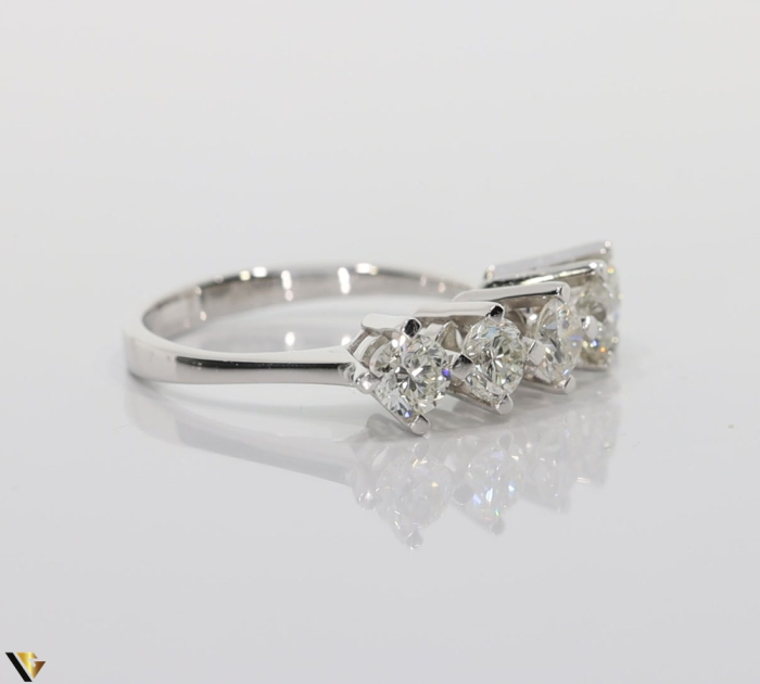 Inel Aur Alb 18k, Diamante 1.34 ct [3]