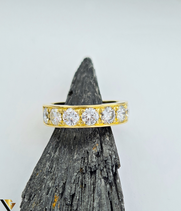 Inel Aur Alb 18k, Diamante [2]