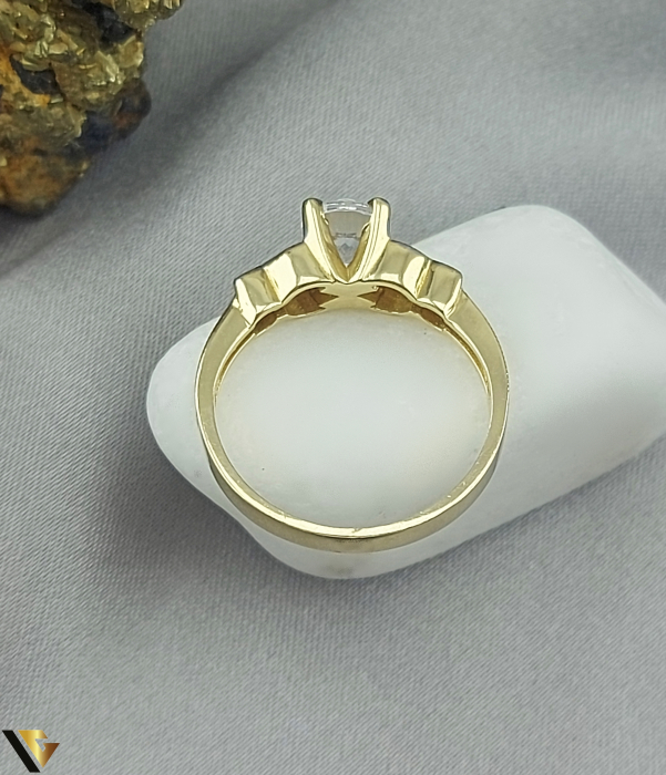 Inel Logodna, Aur 14k, Zirconiu [2]