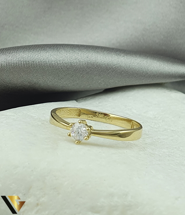 Inel Logodna Aur 14k, Zirconiu [2]