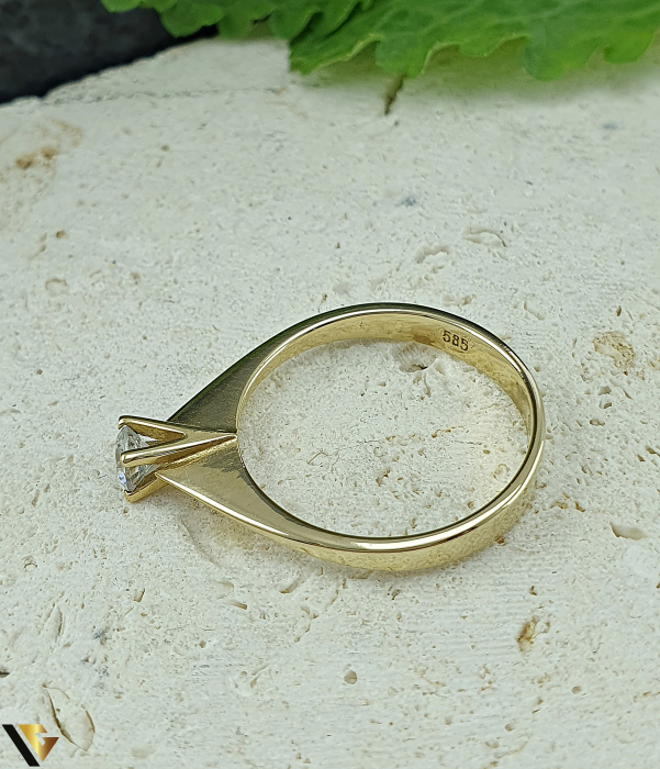 Inel Logodna Aur 14k, Zirconiu [2]