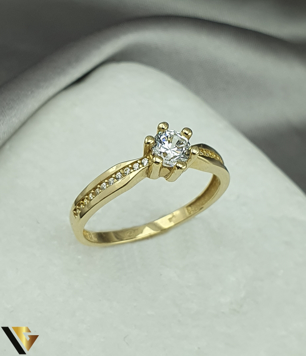 Inel Logodna Aur 14k, Zirconiu [2]