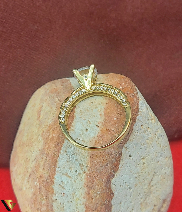 Inel Logodna, Aur 14k, Zirconiu [3]