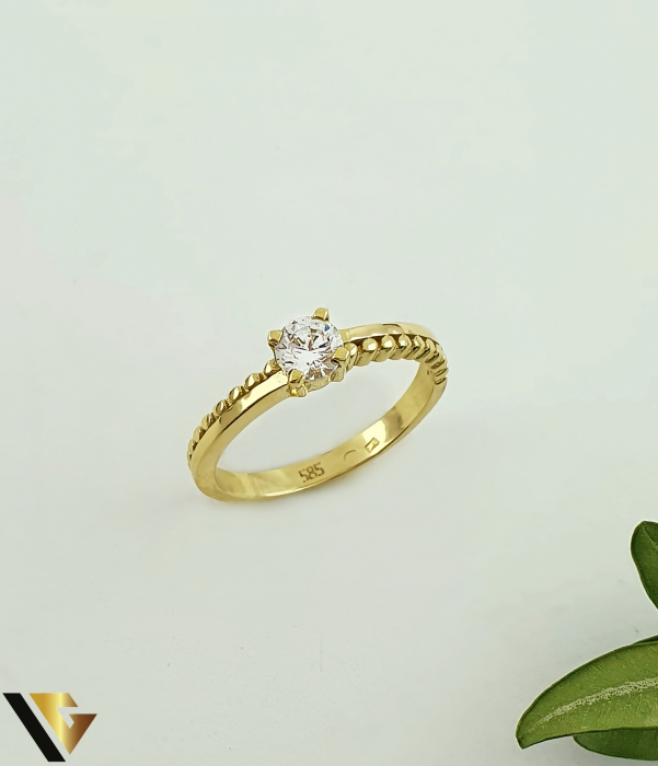 Inel Logodna Aur 14k, Zirconiu [1]