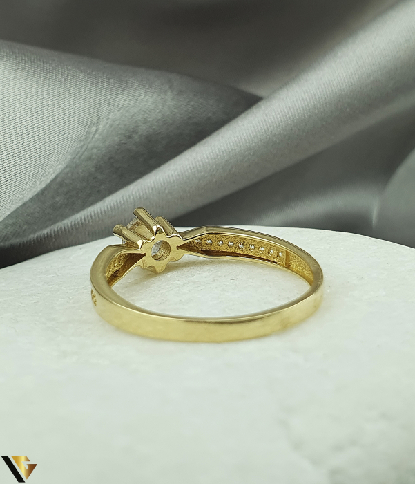 Inel Logodna Aur 14k, Zirconiu [3]