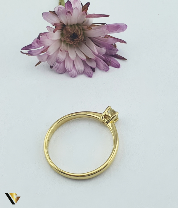 Inel Logodna Aur 18k, Diamant 0.20 ct [4]