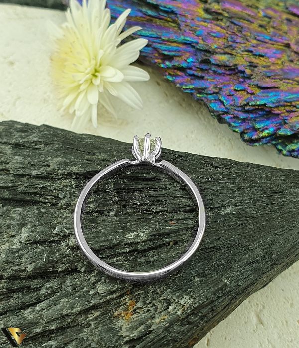 Inel Logodna Aur Alb 14k, Diamant  0.30 ct [3]