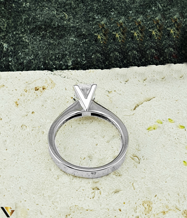 Inel Logodna Aur Alb 14k, Zirconiu [4]
