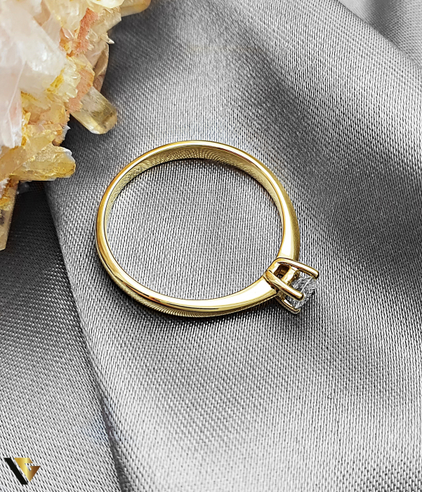 Inel Logodna Aur 18k, Diamant  0.20 ct [2]