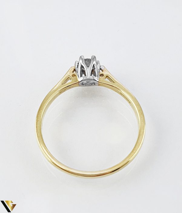 Inel Logodna din Aur 9k, Diamant de 0.33 ct, 2.28 grame [3]