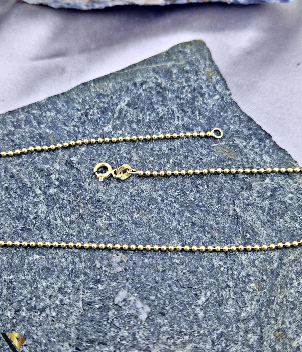 Lant din aur 14k Greutate: 3.30 grame Lungime: 45 cm Latime: 1.40 mm Marcaj/Titlu: "585" Locatie: Podu Iloaiei 0728083344 [2]