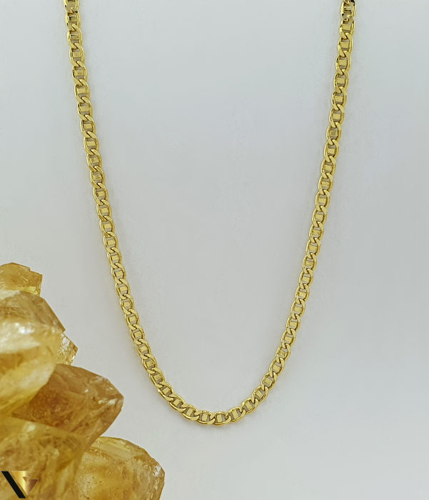 Lant aur 14k Greutate: 8.36 g Lungime: 60 cm Latime: 4 mm Marcaj / Titlu: "585" Locatie: Bacau Calea Marasesti Tel:0756943079 [1]