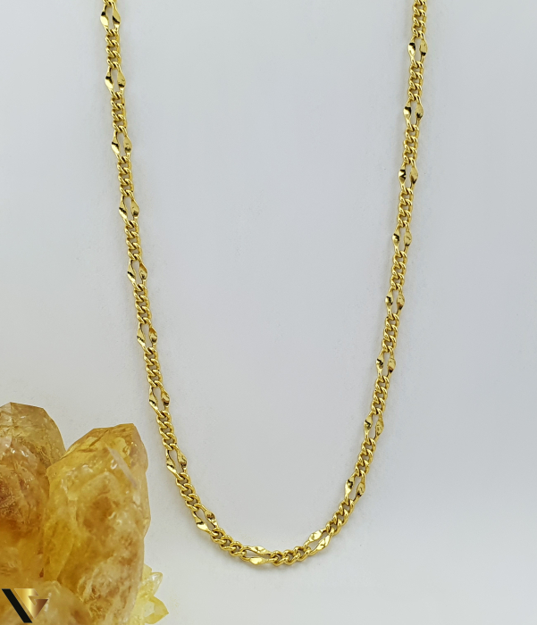 Lant aur 14k Greutate: 5.95 g Lungime: 60 cm Latime: 3.9 mm Marcaj / Titlu: "585" Locatie: Bacau Calea Marasesti Tel:0756943079 [1]