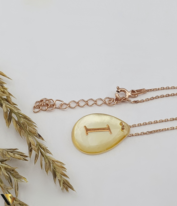 Lant cu pandantiv Argint 925, Litera I [2]