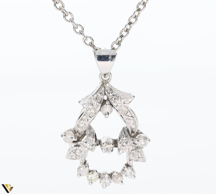 Lant Argint 925 cu Pandantiv Aur 4k, Argint 850, Diamante 0.51 ct [2]