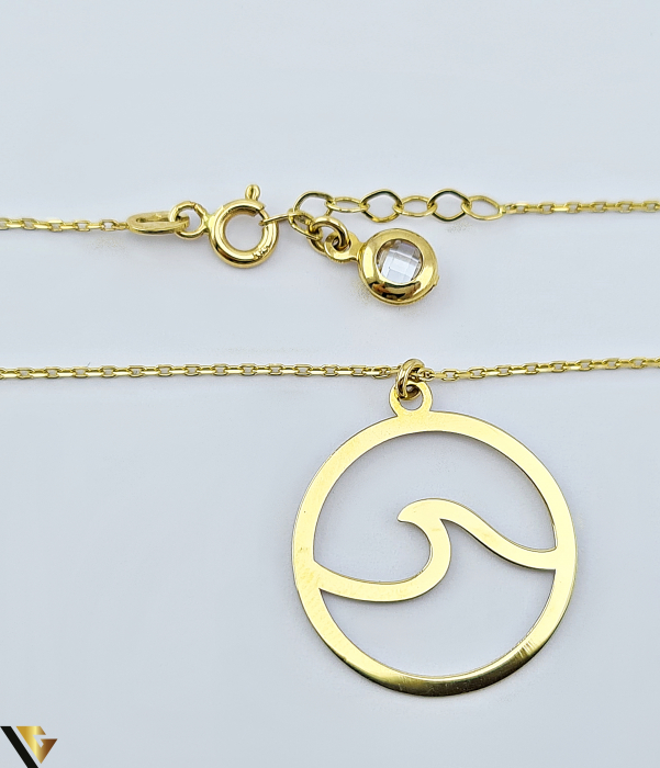 Lant cu Pandantiv Aur 14K, 2.29 grame [3]