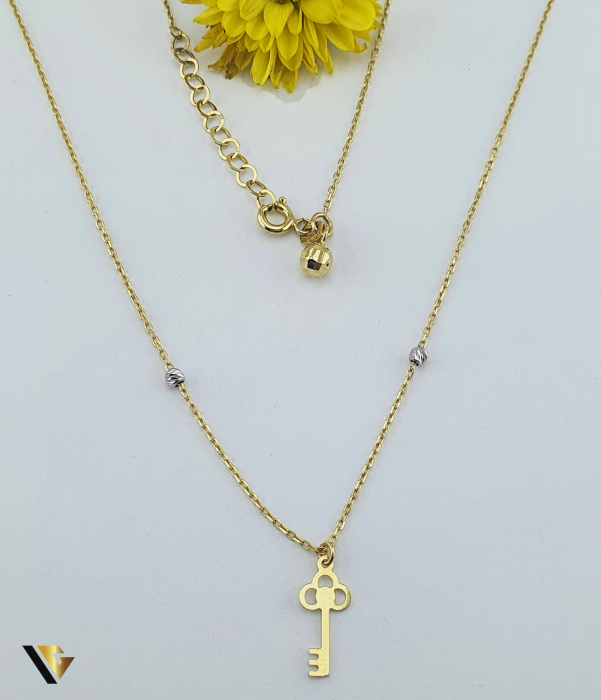 Lant cu Pandantiv Aur 14k, Cheie [1]