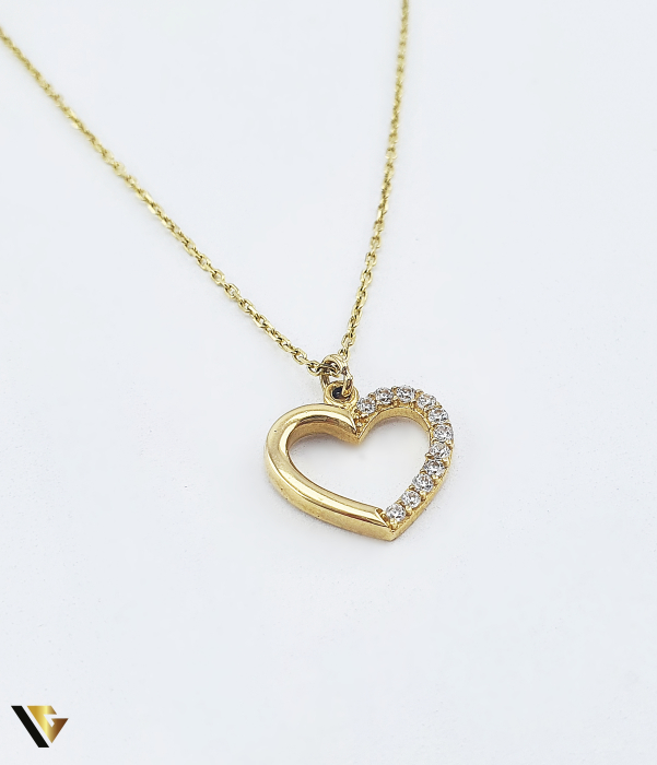 Lant cu Pandantiv Aur 14k , Inima [2]