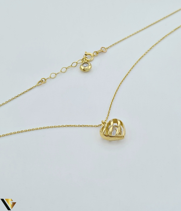 Lant cu Pandantiv Aur 14k, Cubic Zirconia [2]