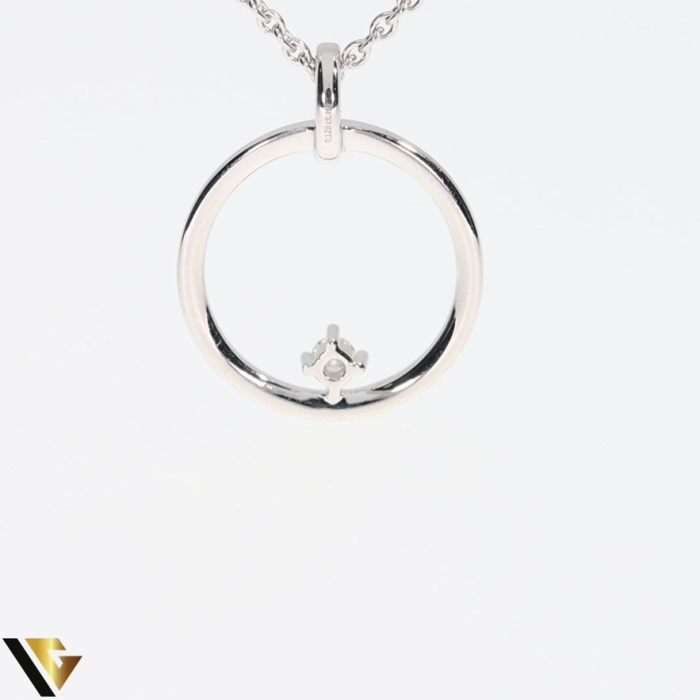 Lant cu Pandantiv Aur 14k, Diamante 0.27 ct [3]