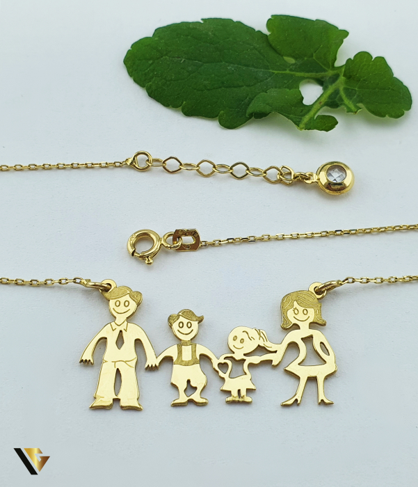 Lant cu Pandantiv Aur 14k, Familie [2]