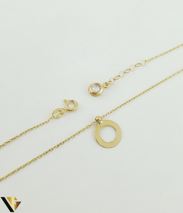 Lant cu Pandantiv Aur 14K, Zirconiu [2]