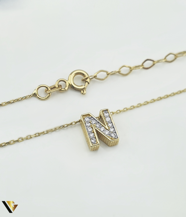 Lant cu Pandantiv Aur 14k, Zirconiu [2]
