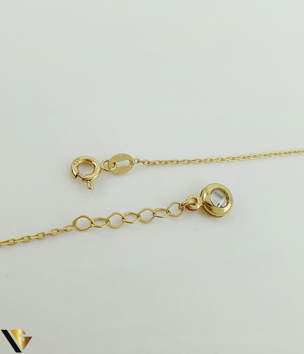 Lant cu Pandantiv Aur 14K, Zirconiu [2]