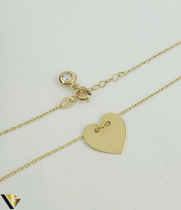 Lant cu Pandantiv Aur 14K, Zirconiu [2]