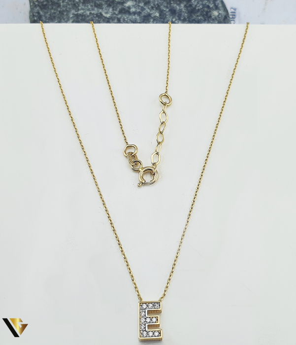 Lant cu Pandantiv Aur 14k, Zirconiu [1]