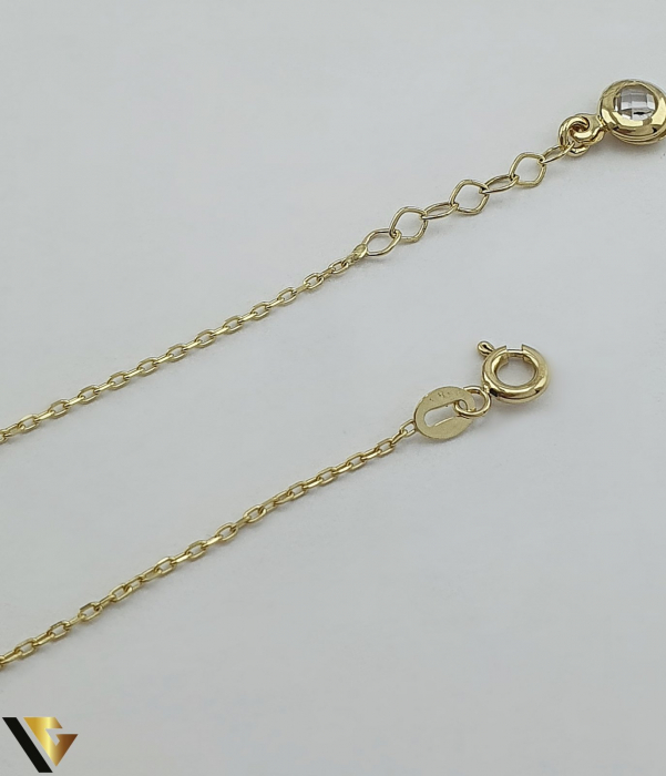 Lant cu Pandantiv Aur 14K, Zirconiu [3]