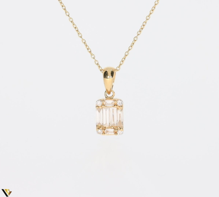 Lant cu Pandantiv Aur 18k, Diamante 0.17 ct [2]