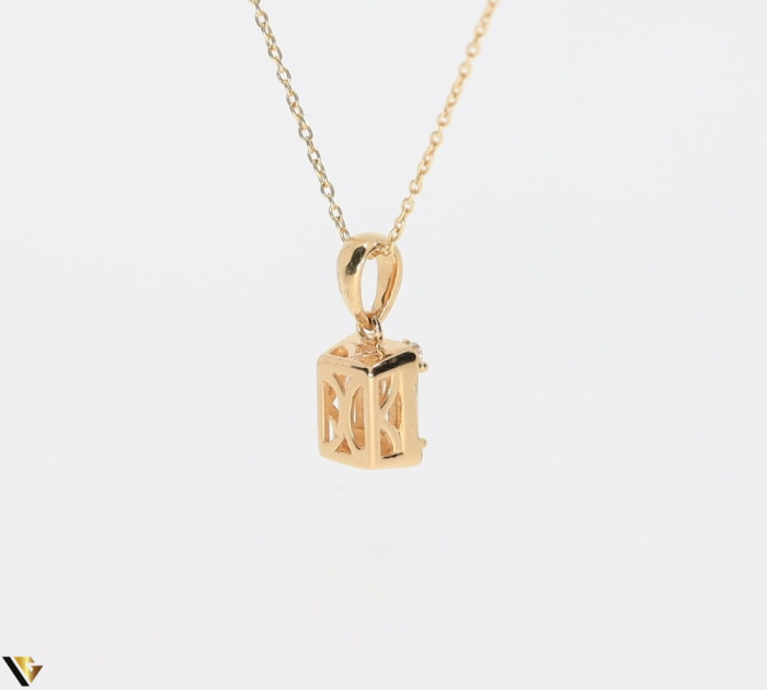 Lant cu Pandantiv Aur 18k, Diamante 0.17 ct [3]